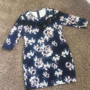 NWOT Form-Fitting Floral Dress
